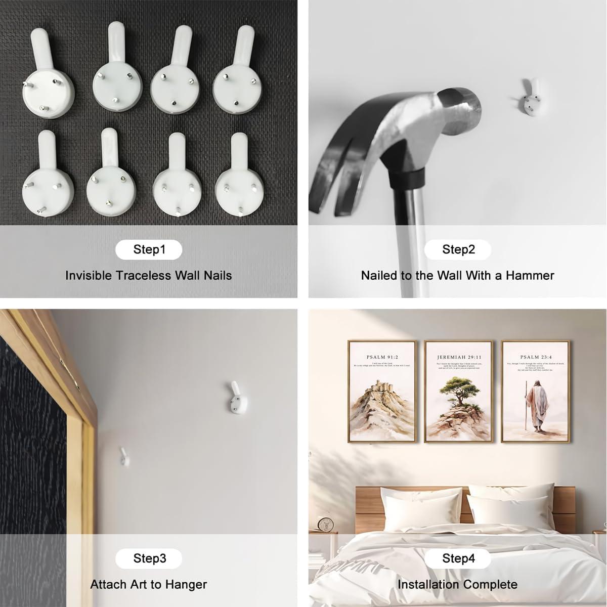 Our Review: IARTTOP Large Christian Easter canvas Wall Art Set
