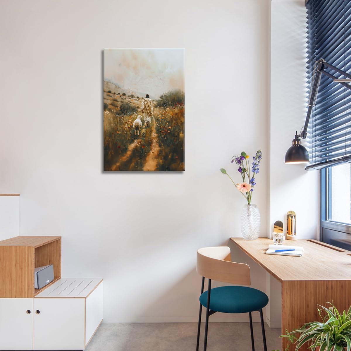 Why We Love the Jesus lamb Canvas: Faith and Beauty Combined