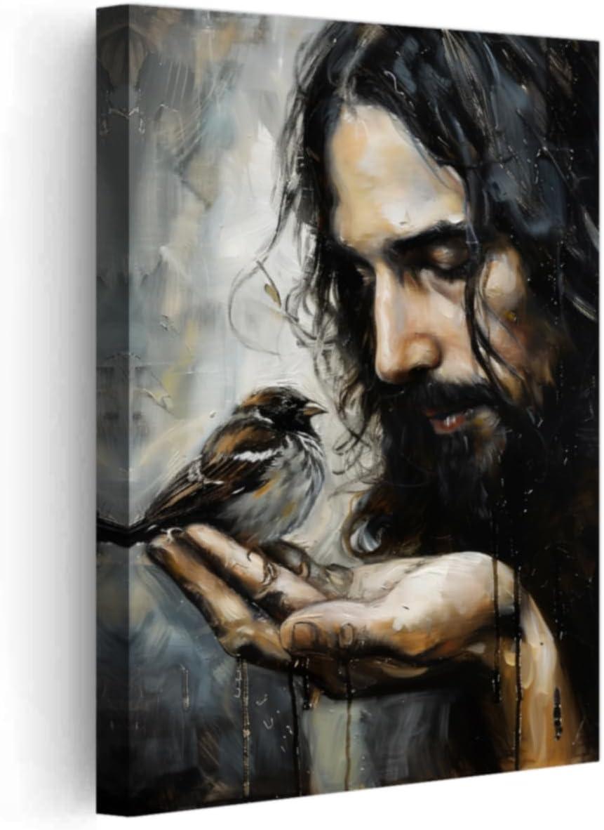Our Review of PBXBJY Jesus⁣ Canvas: beautiful, Ready to Hang Decor