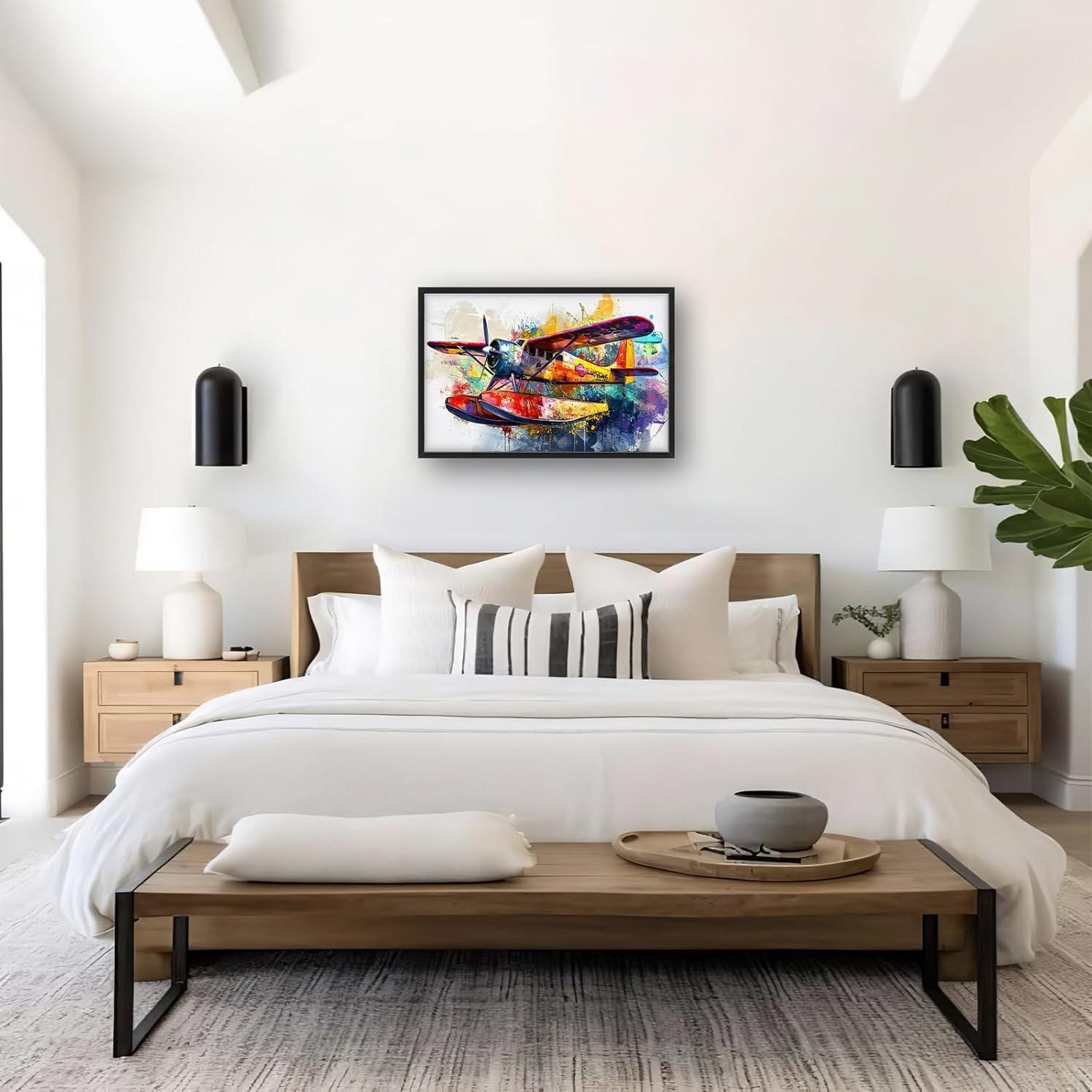 our review: Stunning Large Airplane Wall Art with Mixed Quality
