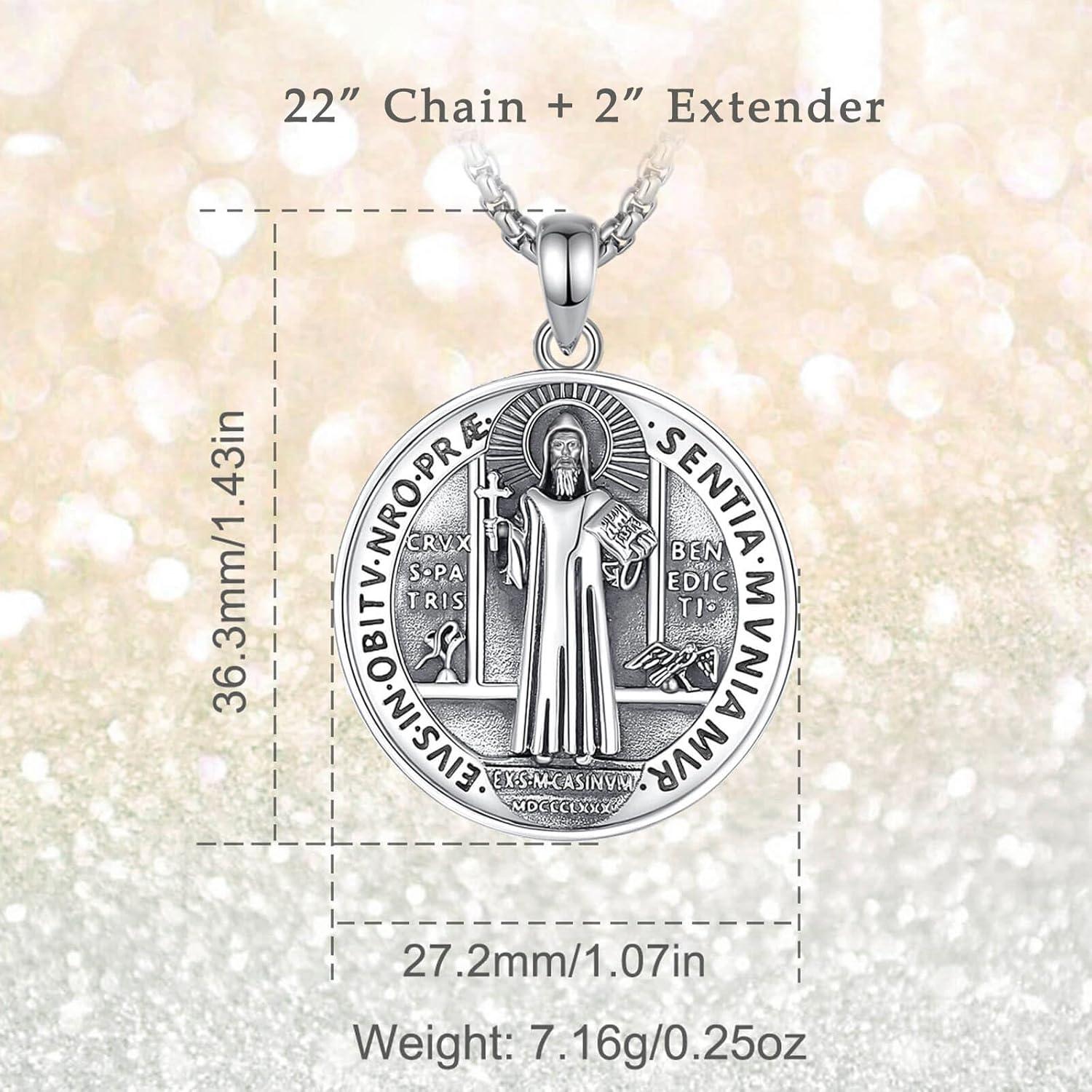 Our Review of the INFUSEU 925 Sterling silver Religious Protection Medal