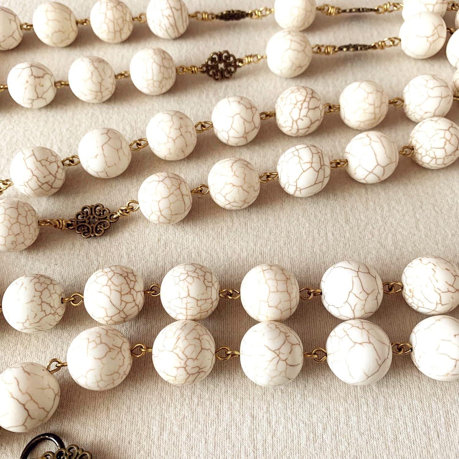 Our Honest Review of the elegantmedical Handmade Large Howlite Rosary