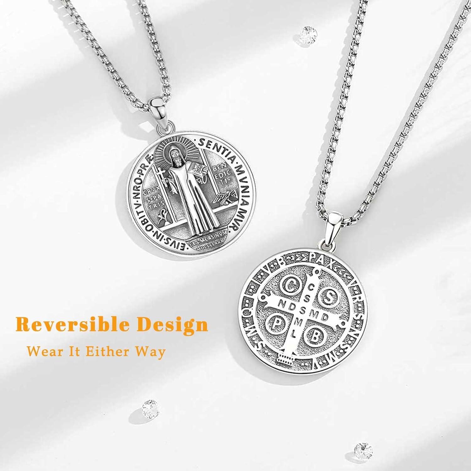Our Review of the INFUSEU 925 sterling silver Religious Protection Medal