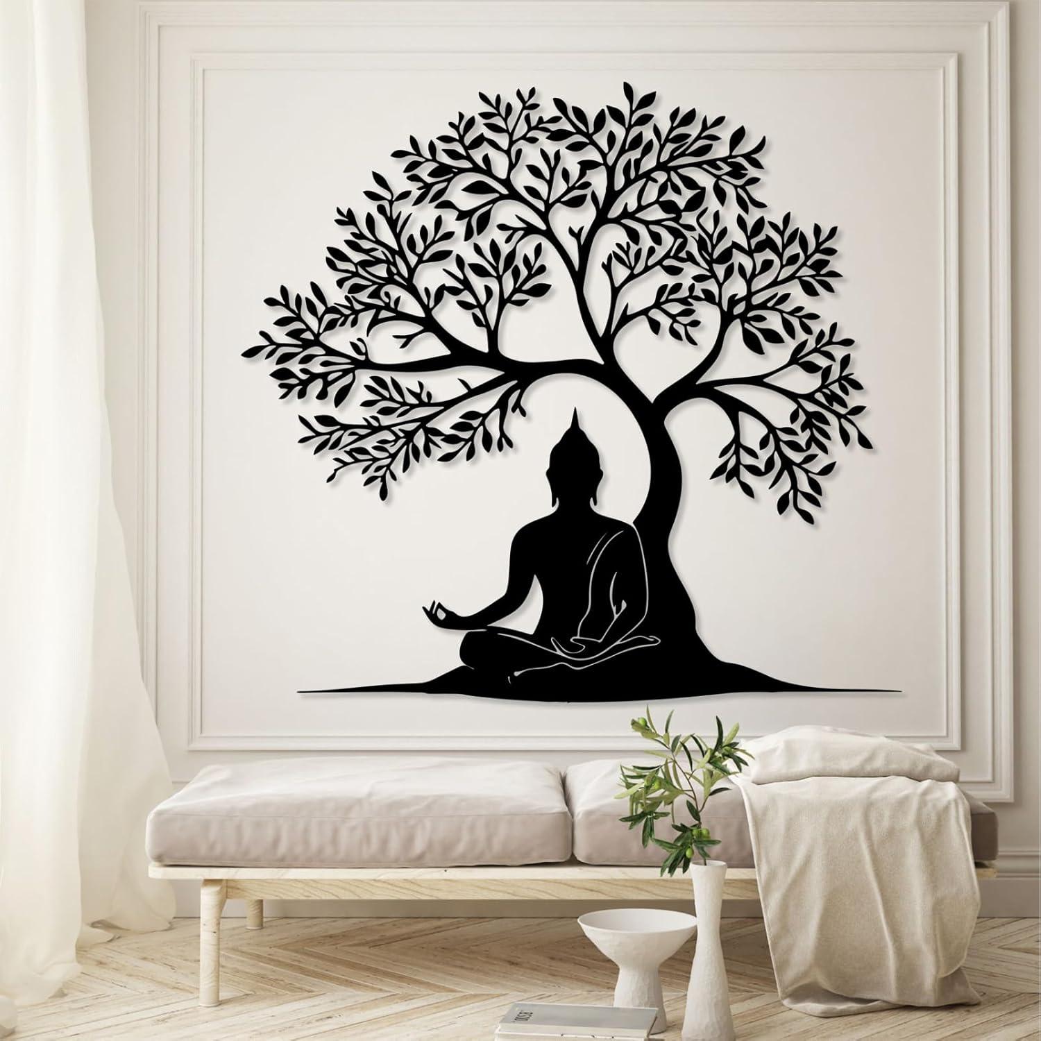 Our Review: Metal Buddha Wall Decor Adds Calm and Style to Any Room