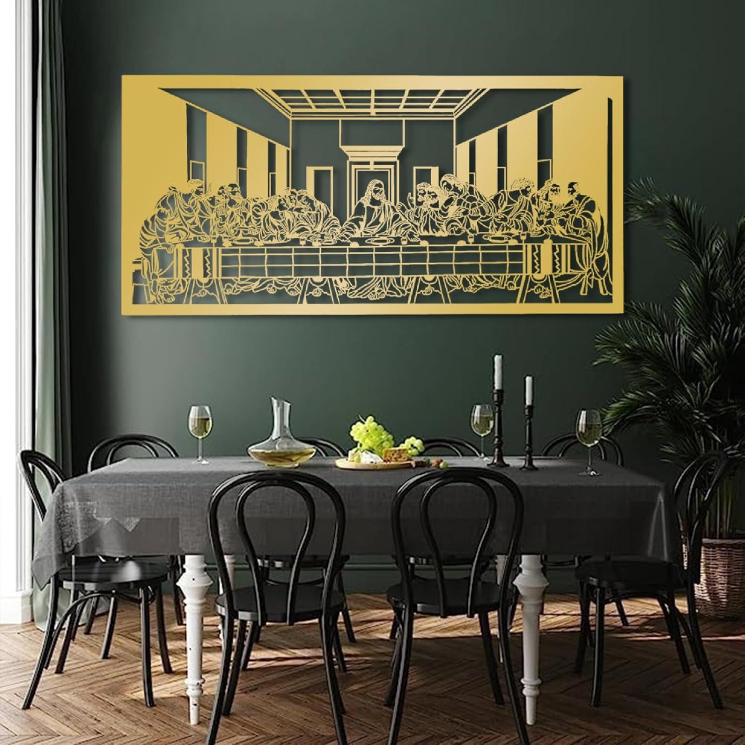 Our Honest Review: Jesus Last Supper Metal Wall Art for Home