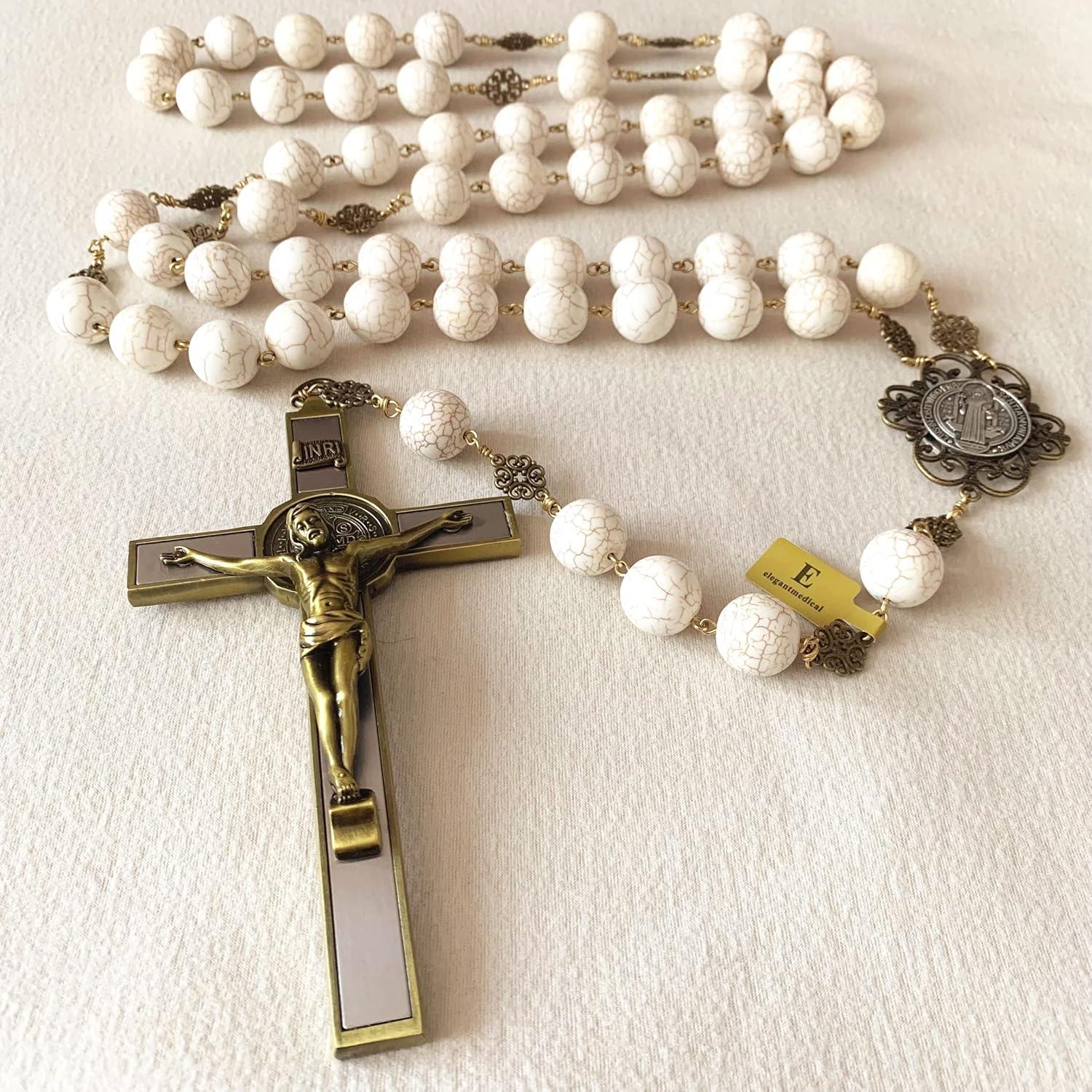 Our Honest Review of the elegantmedical Handmade Large Howlite Rosary