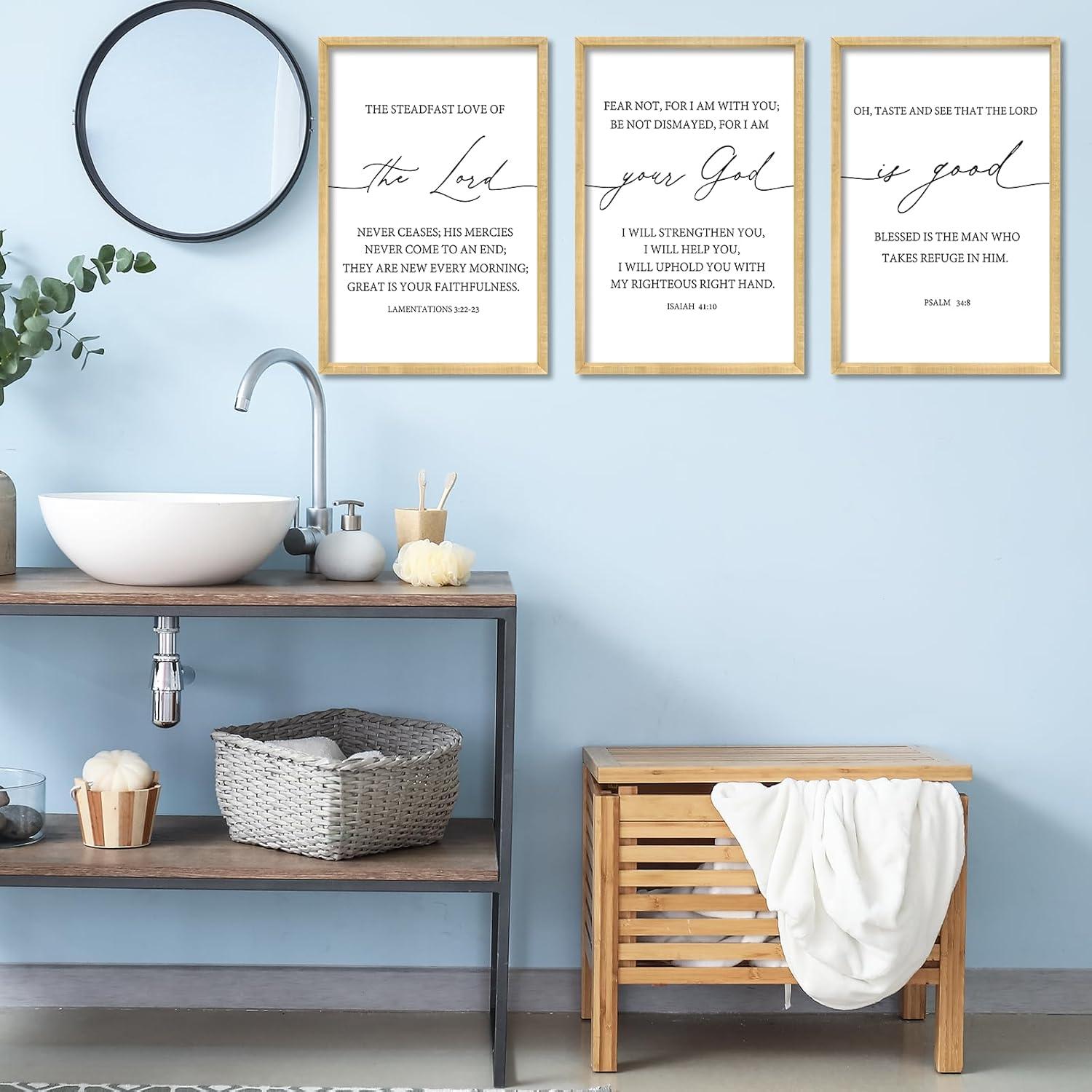 RLWangChao Bible Verse Wall Art Review: Meaningful & Easy Decor