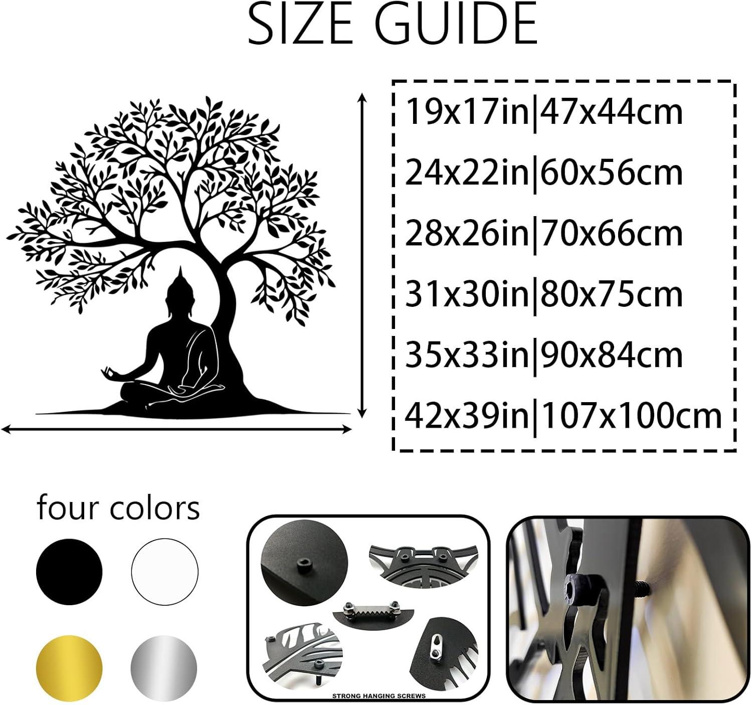 Our Review: Metal Buddha Wall Decor Adds Calm and Style to any Room