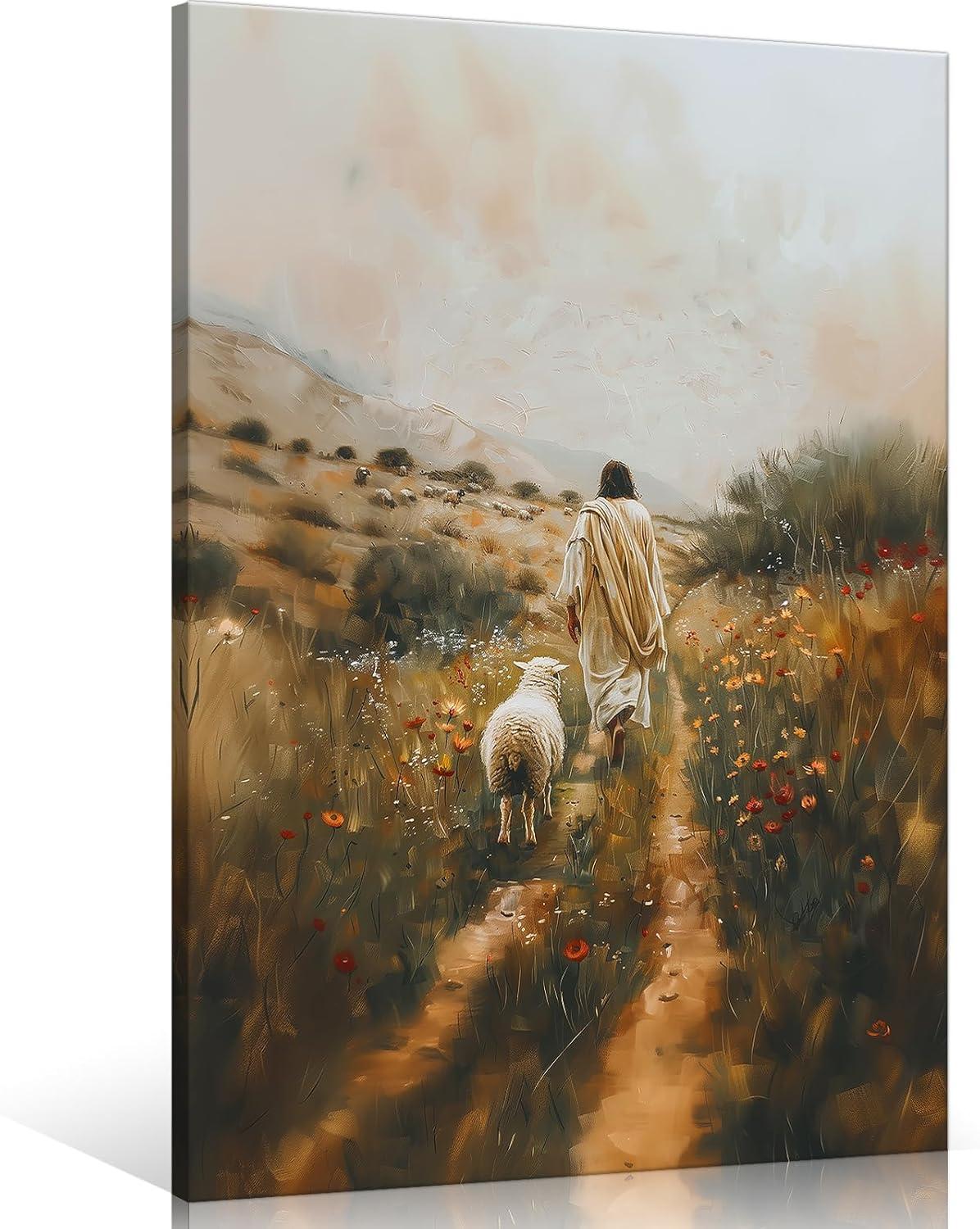 why We Love the Jesus Lamb Canvas: Faith and Beauty Combined