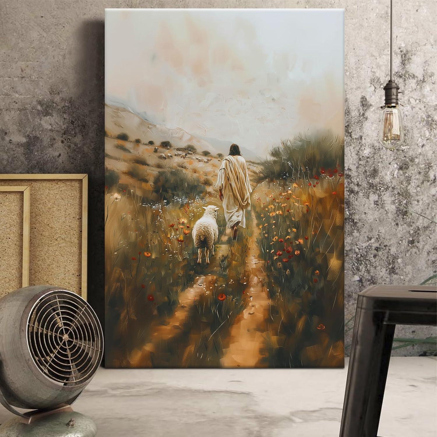 Why We Love the Jesus Lamb Canvas: Faith and Beauty Combined