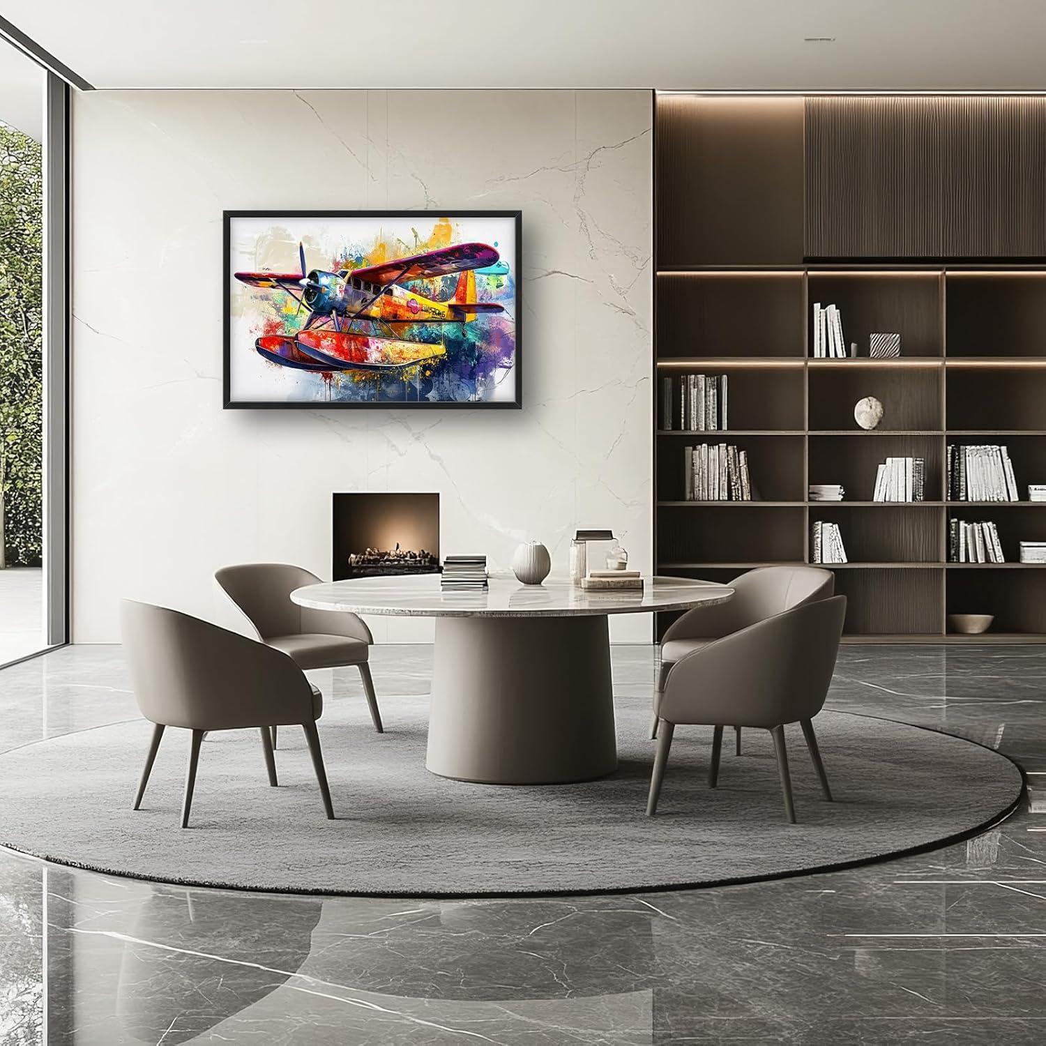 Our Review: stunning Large ⁣Airplane Wall Art with Mixed ⁣Quality