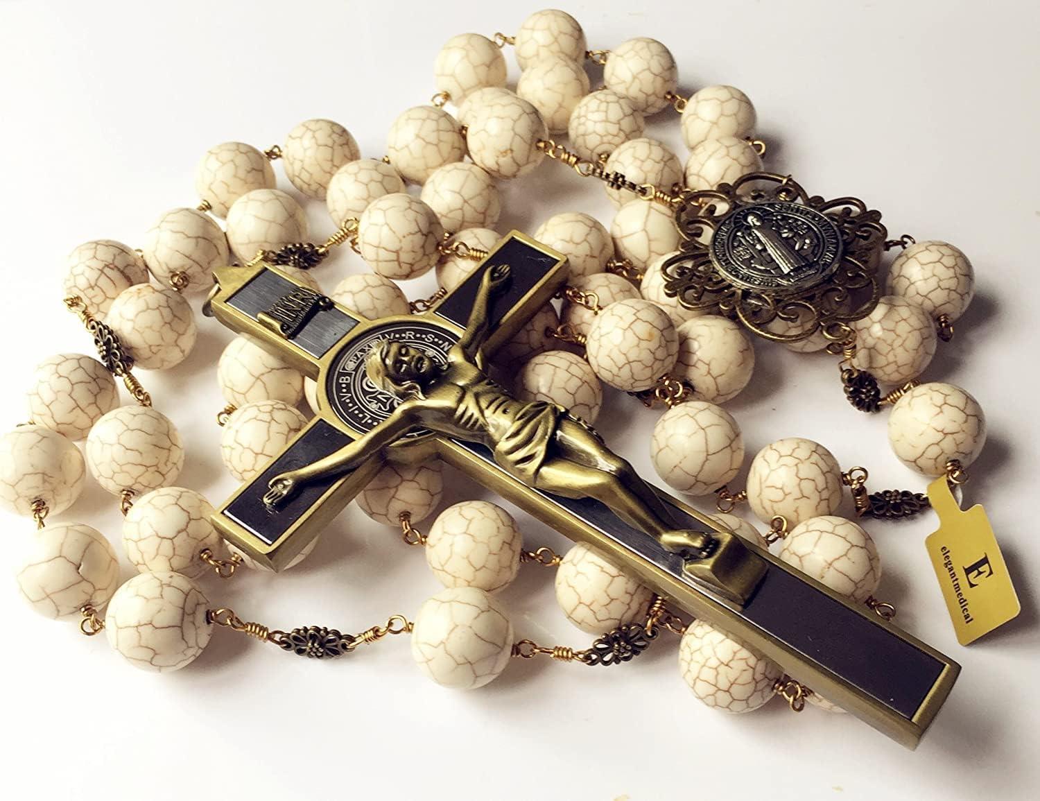 Our Honest Review of the elegantmedical Handmade Large Howlite rosary