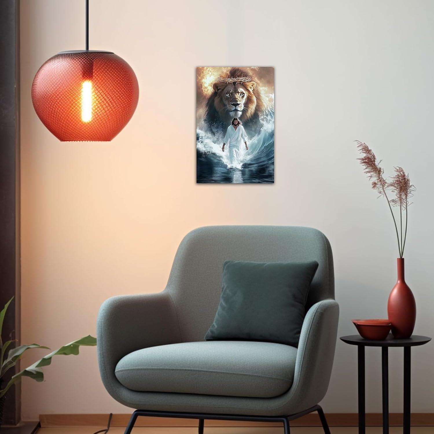Our Review of CHAOSETKEN Jesus Wall Art: Inspiring Office Decor