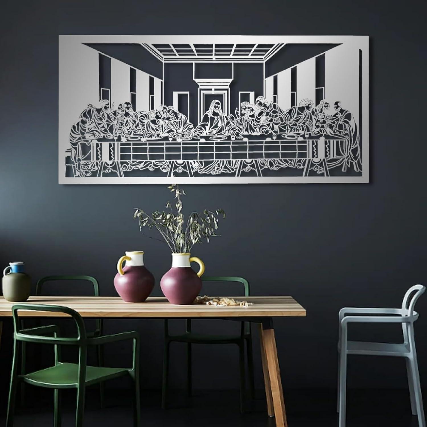 Our Honest Review: Jesus Last Supper metal Wall Art for Home