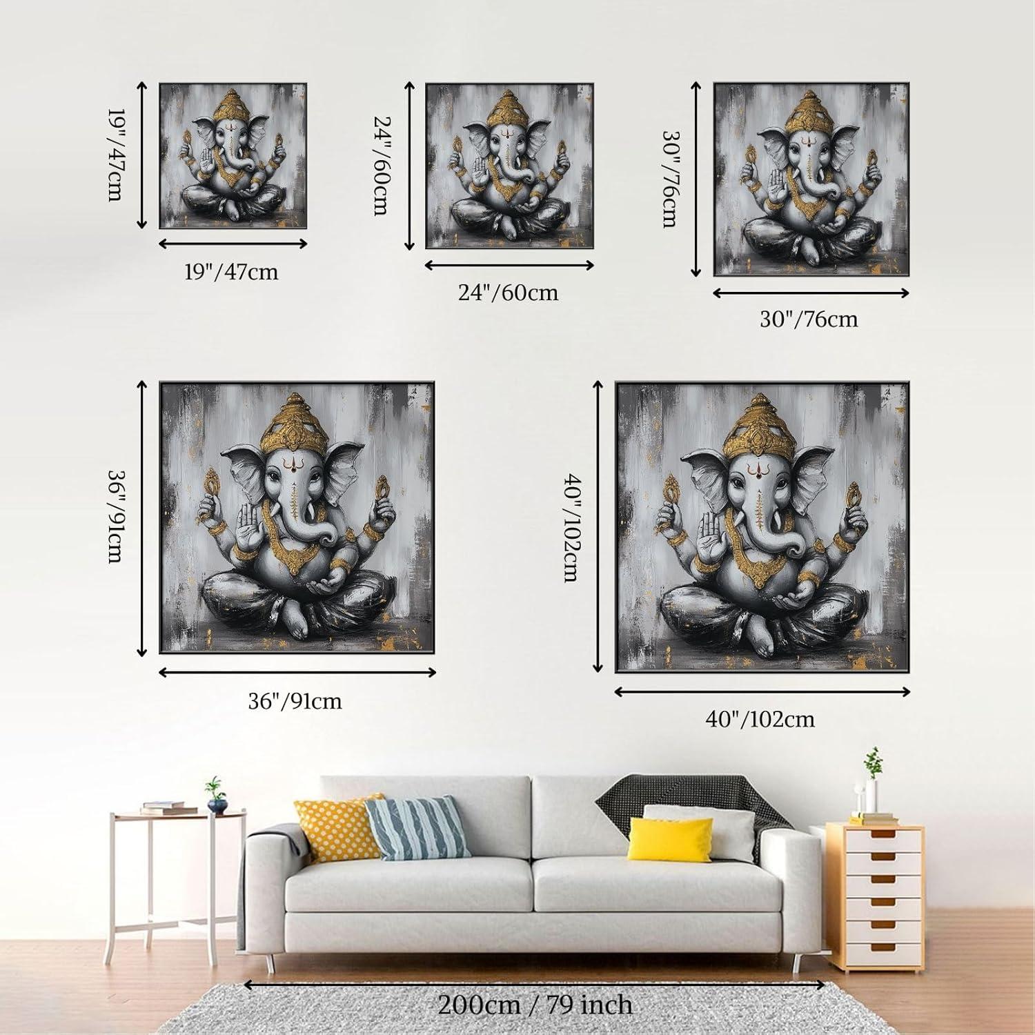 Why We Love the Ganesha Canvas Wall Art for Our Space