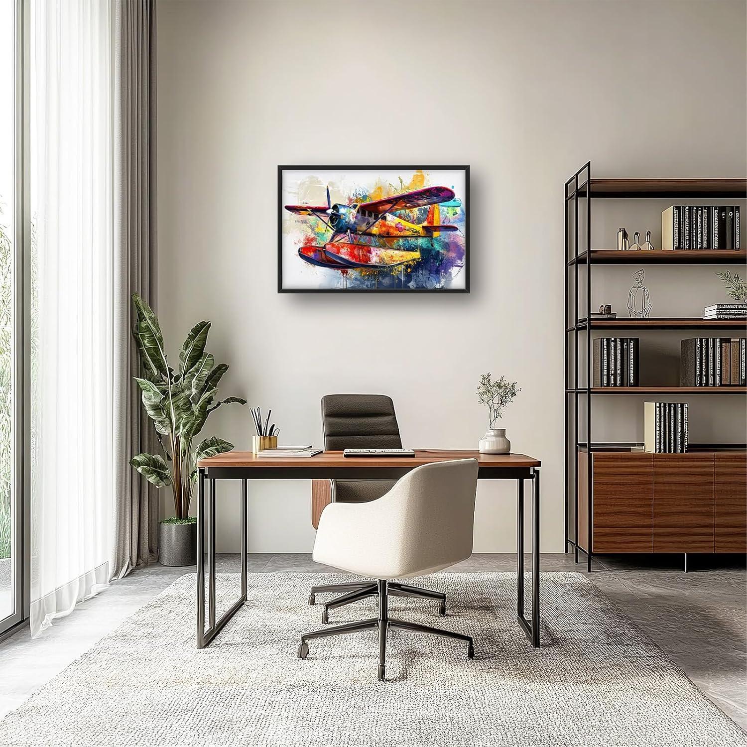Our⁢ Review: Stunning Large Airplane wall Art with Mixed Quality