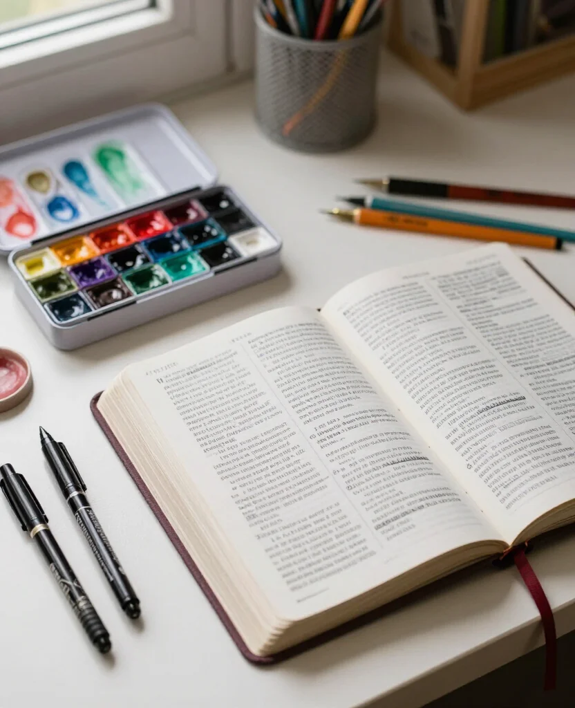 Discover How Bible Journaling Can Transform Your Faith Journey and Inspire Creativity - 6. Developing New Artistic Skills 1