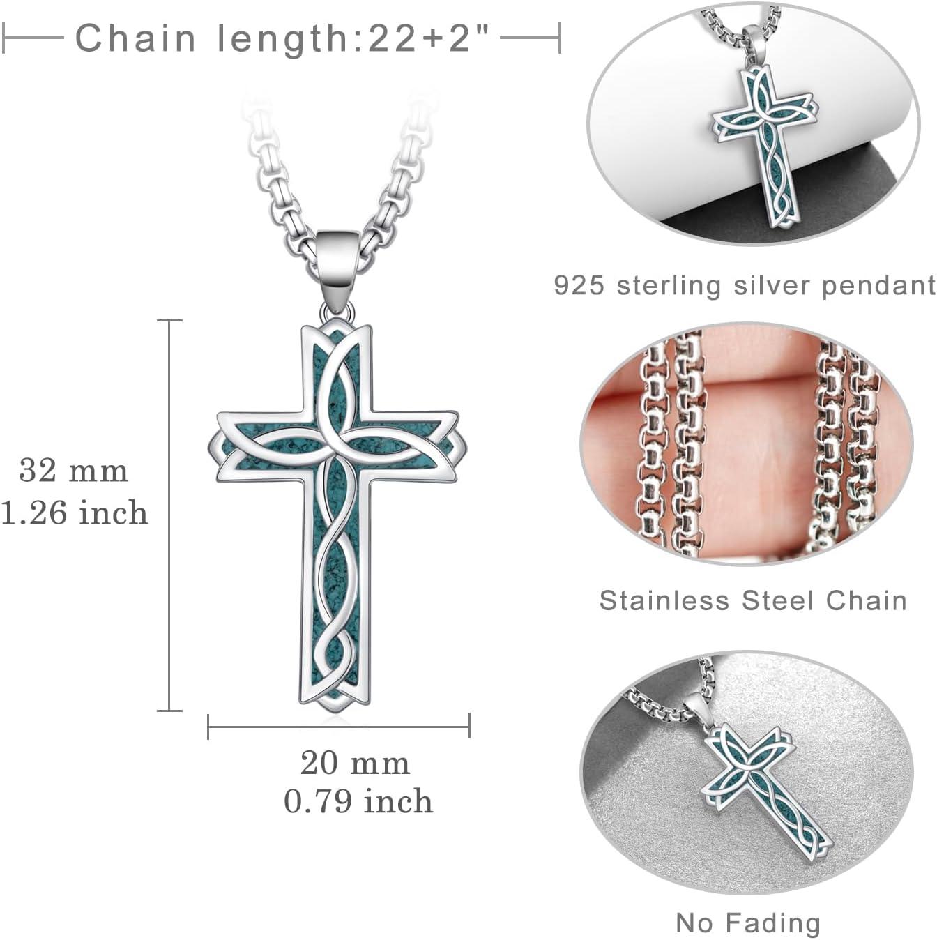 Our Honest ‍Review: S925 ​Sterling Silver Turquoise Cross Necklace