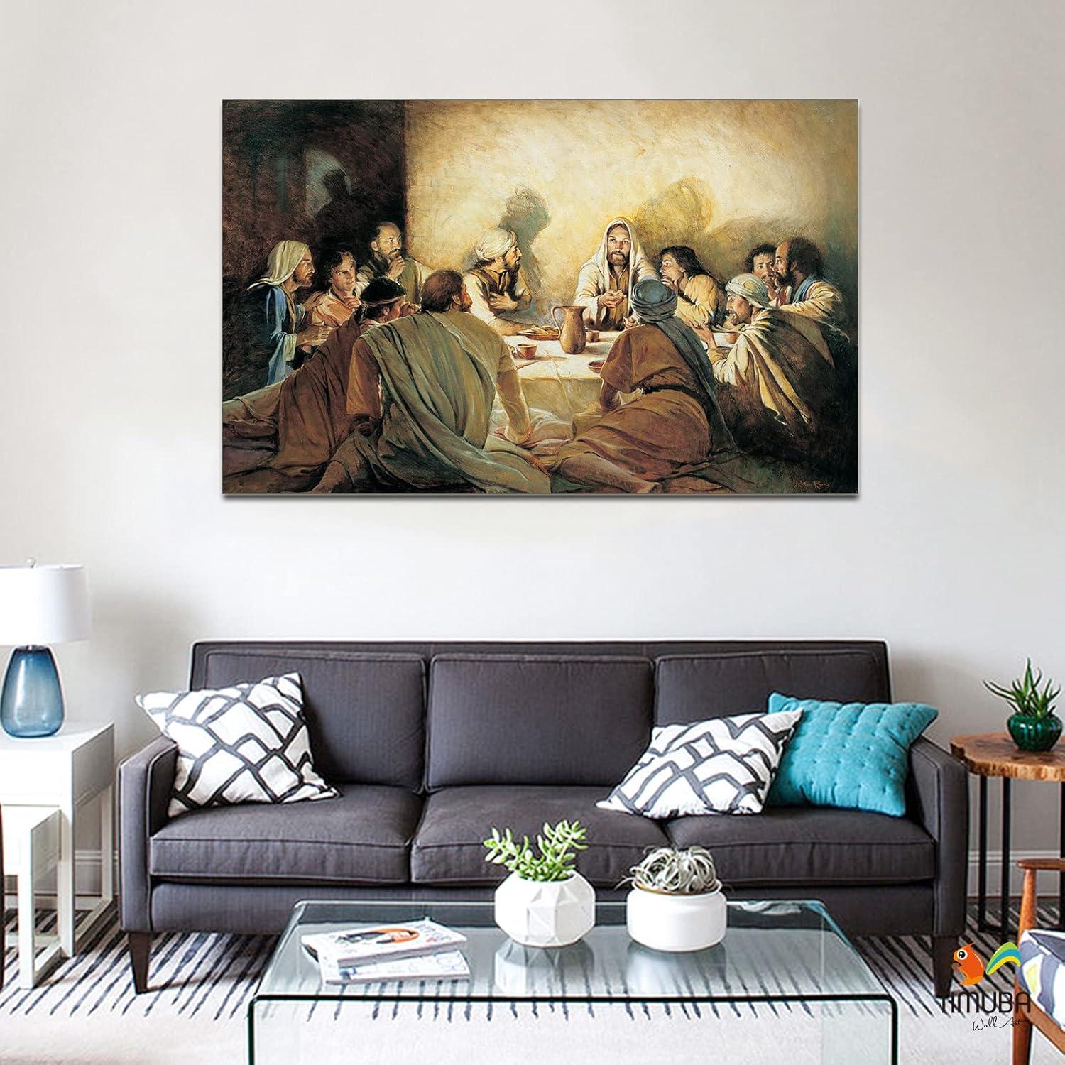 Our Review of TIMUBA Last Supper Canvas: Quality and Beauty