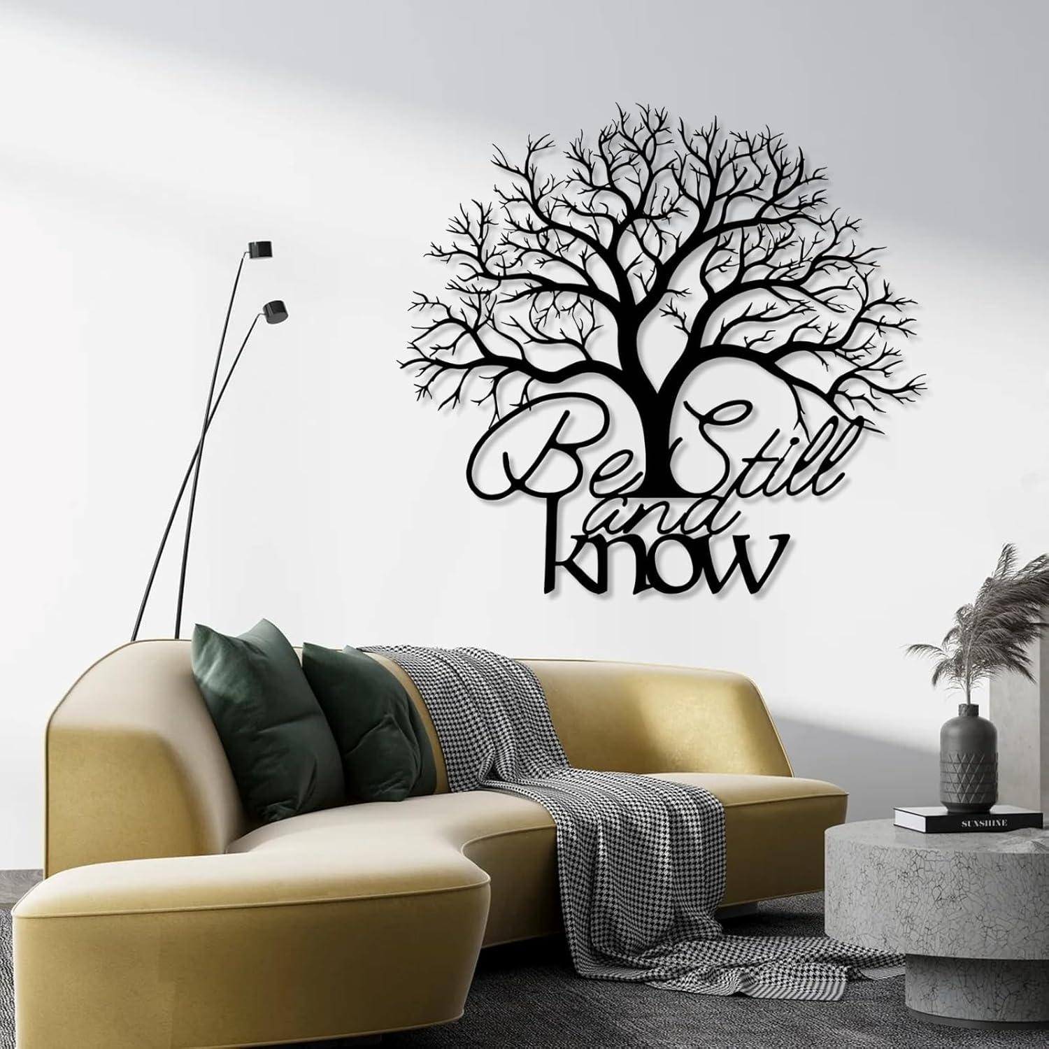 Our Review: Be Still and Know Metal Wall Decor‍ for Faith-filled Spaces