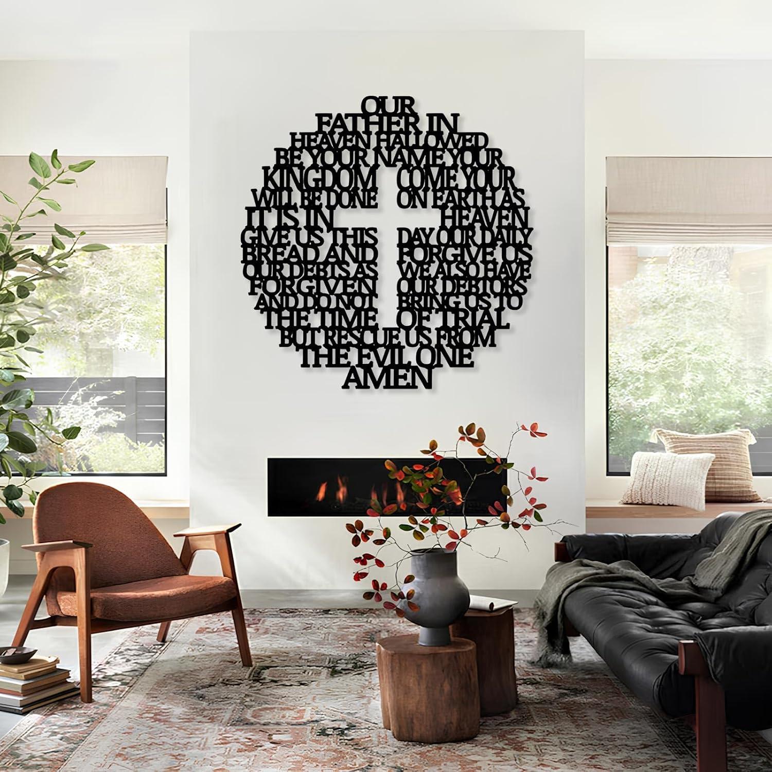 Why We Love This Christian Metal Wall Art‍ for Our Home Decor