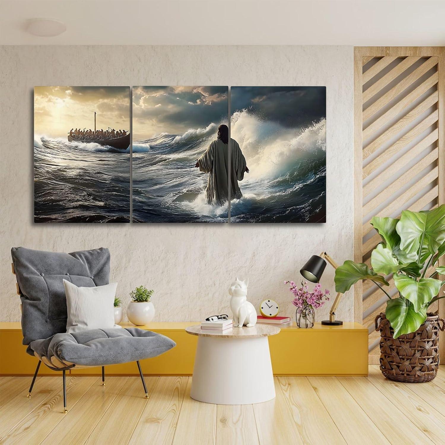 Our Review of the Sawjug Jesus Canvas Wall Art Set: Faith Meets⁤ Style