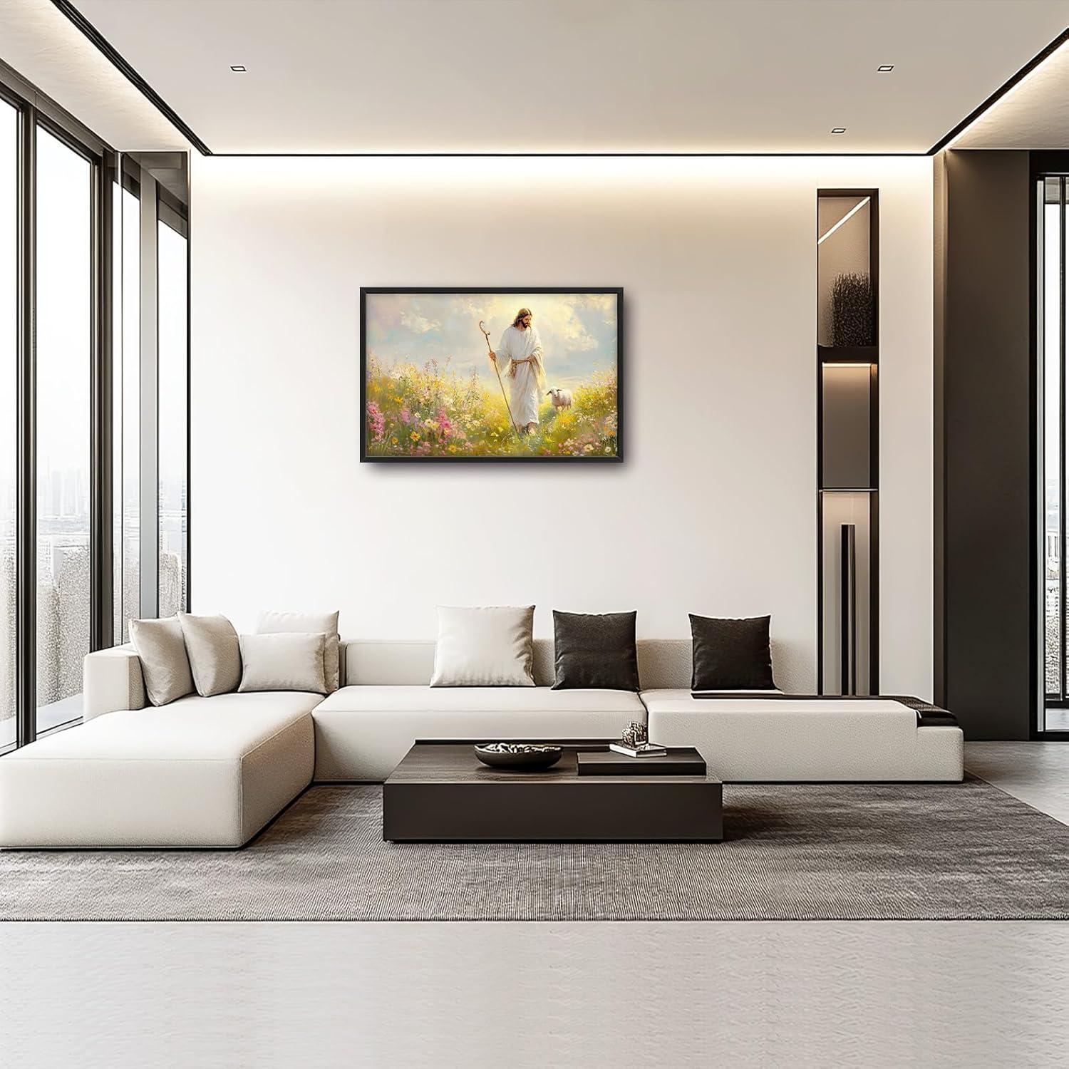 our Review of the Jesus and Lamb Wall art: Vibrant & Meaningful Decor