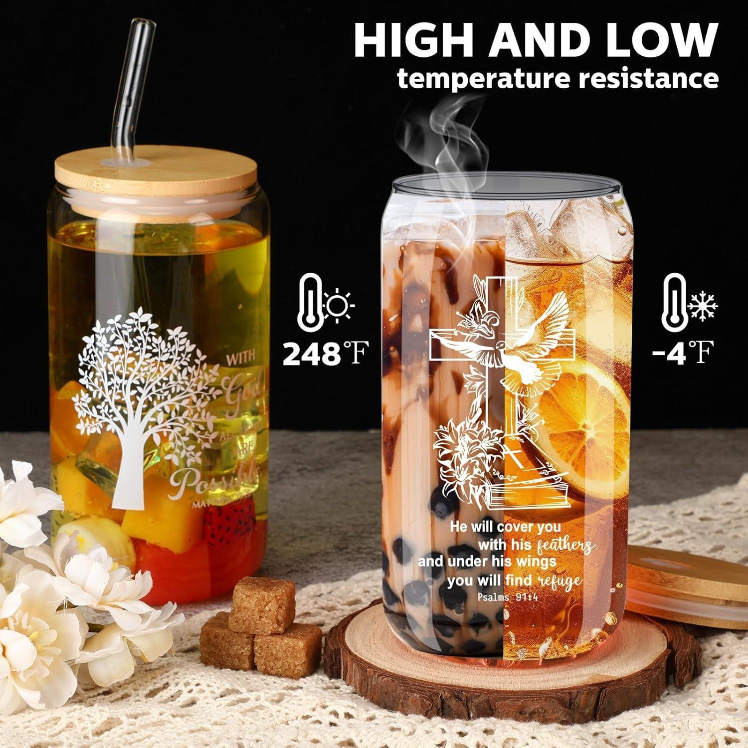 Our Honest Review: FillTouch 24 Pcs Christian Drinking Jars Set