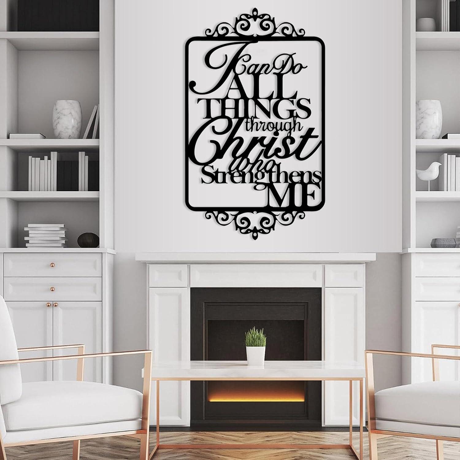 Our Honest Review: “I Can Do all Things Through Christ” Metal Wall Art