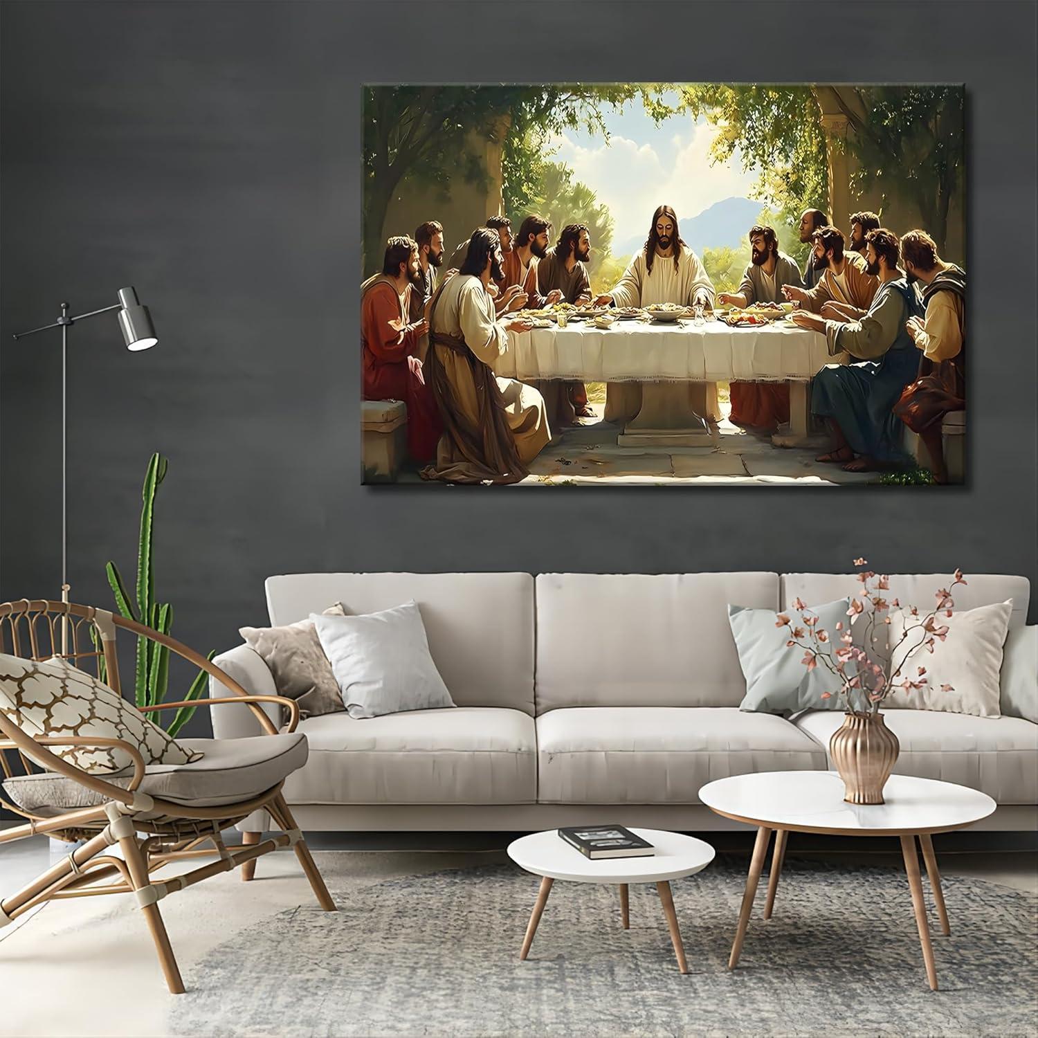 Why We Love​ the Last Supper Canvas Art for​ Our‌ Christian Homes