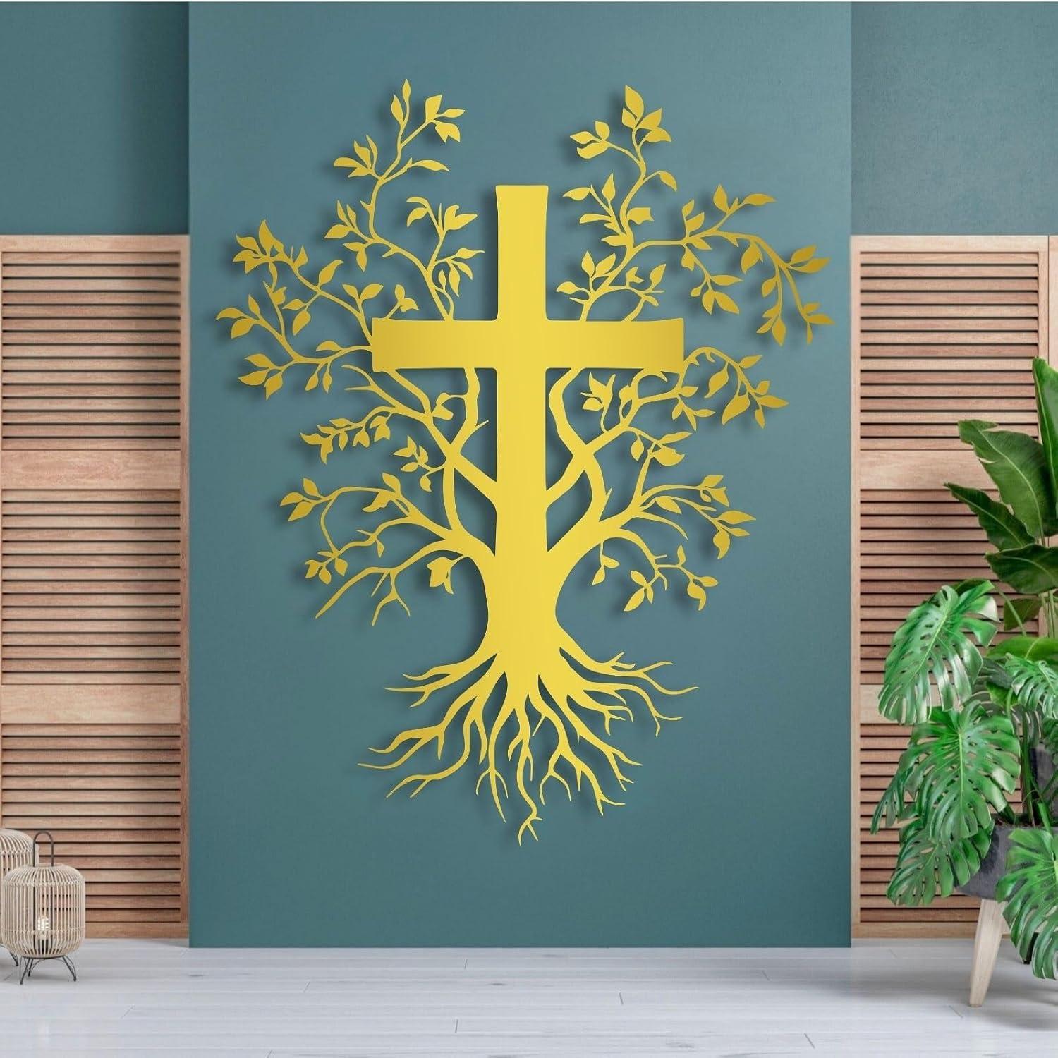 Our Review of the PengKuo Jesus Cross Metal Wall Art: Elegant & Meaningful Decor
