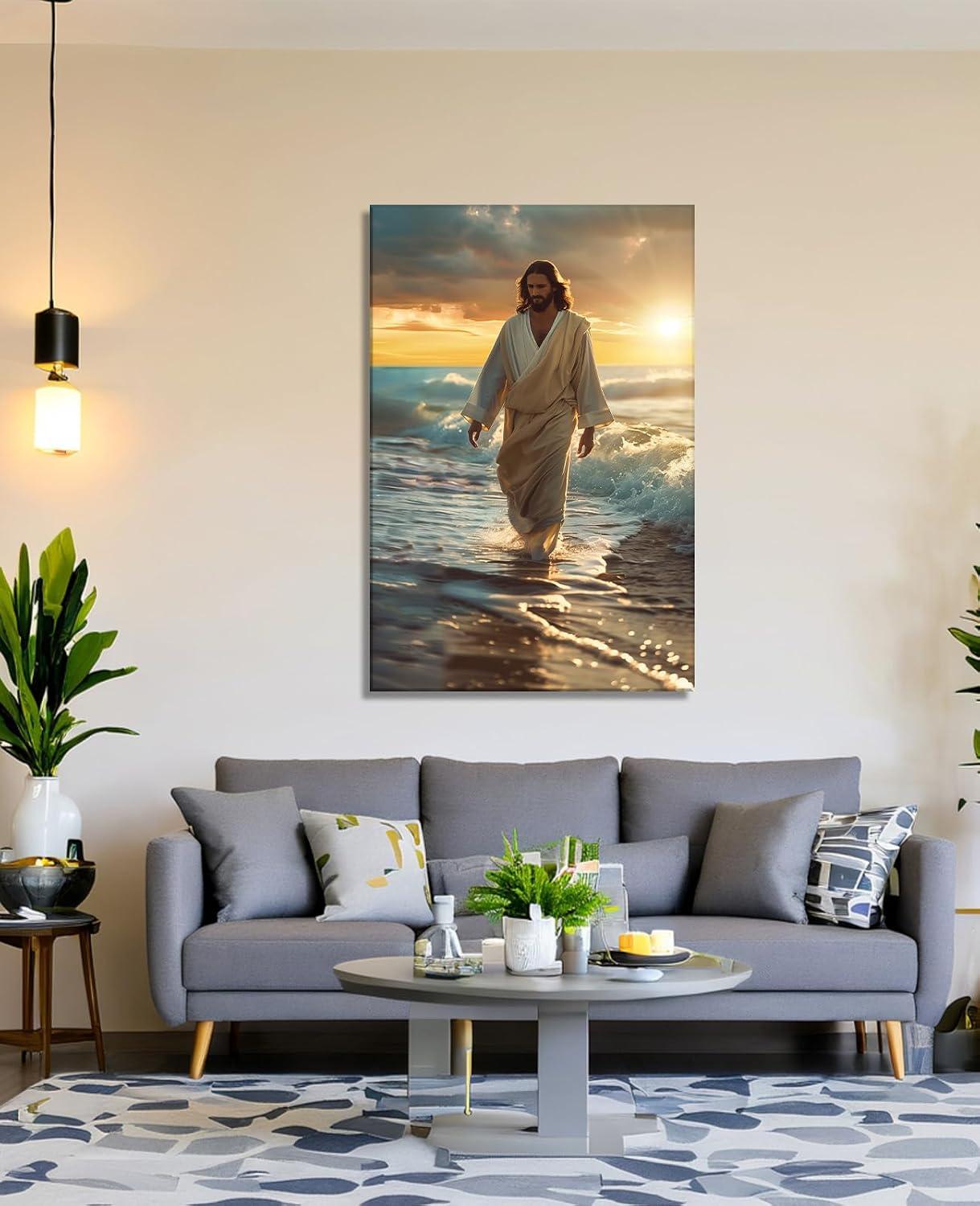 Our Honest Review: Large Jesus Canvas Wall Art for Any Space