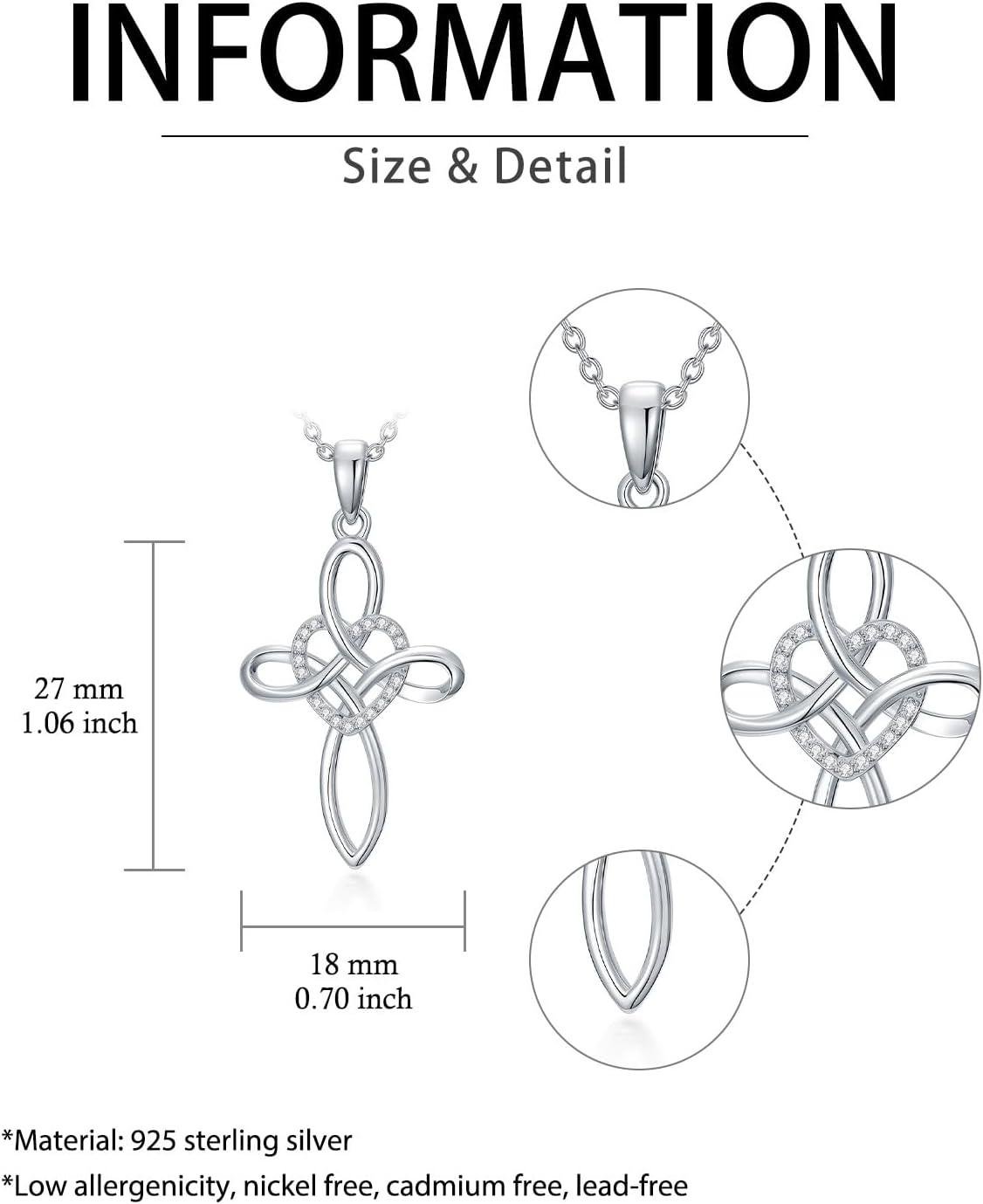 our Review of the ⁣ZBA Diamond ​Celtic Knot Cross Necklace for Women