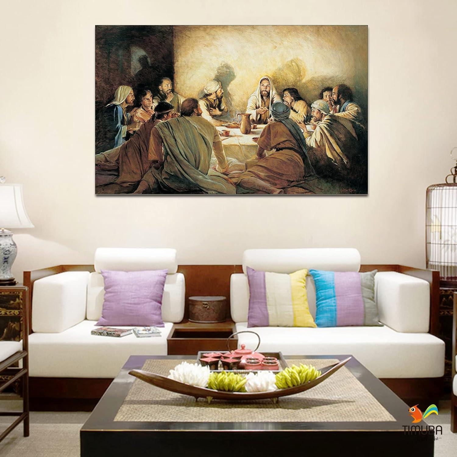 Our Review of TIMUBA Last Supper Canvas: Quality and Beauty