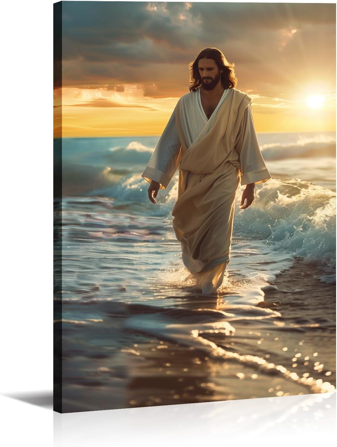 Our Honest Review: Large Jesus Canvas Wall Art for Any Space