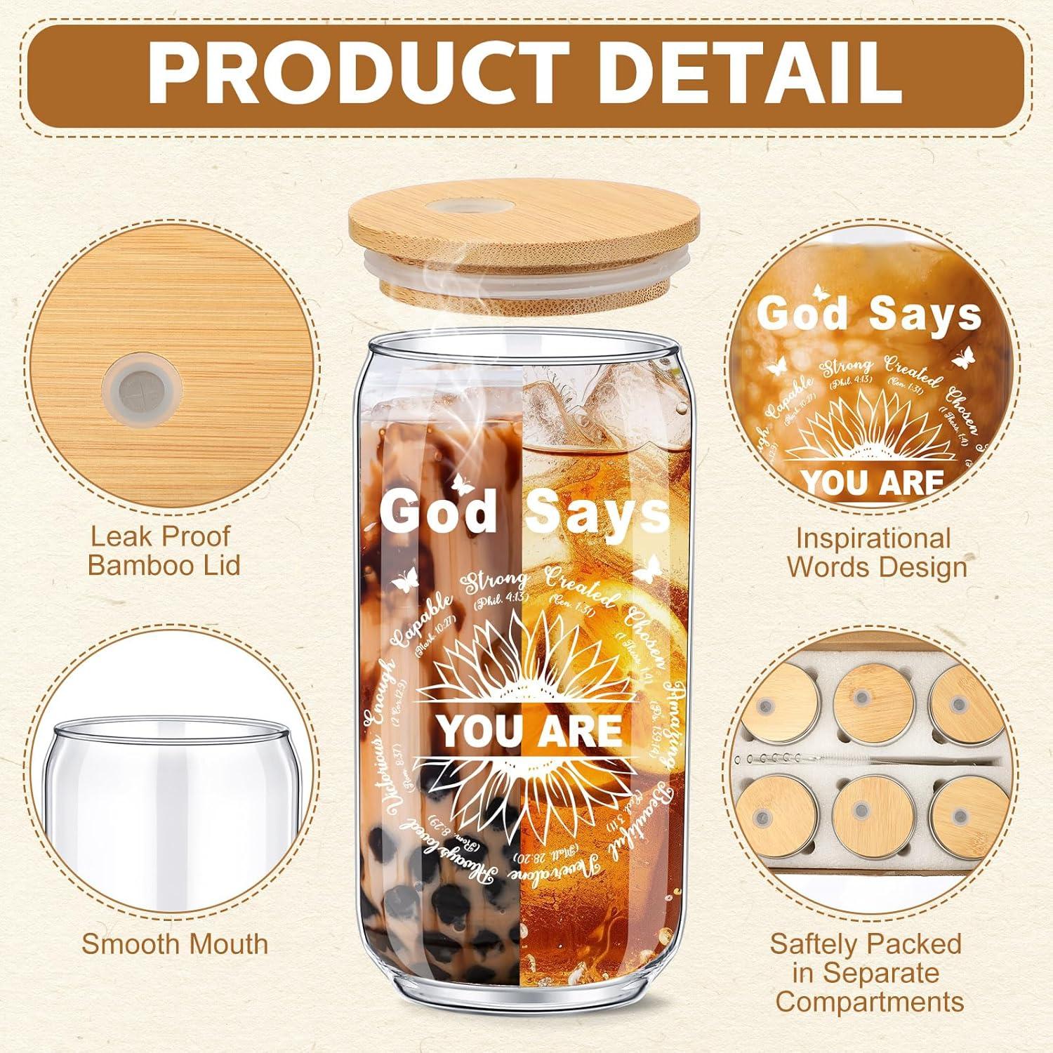 Our Honest Review: FillTouch 24 pcs Christian Drinking Jars Set