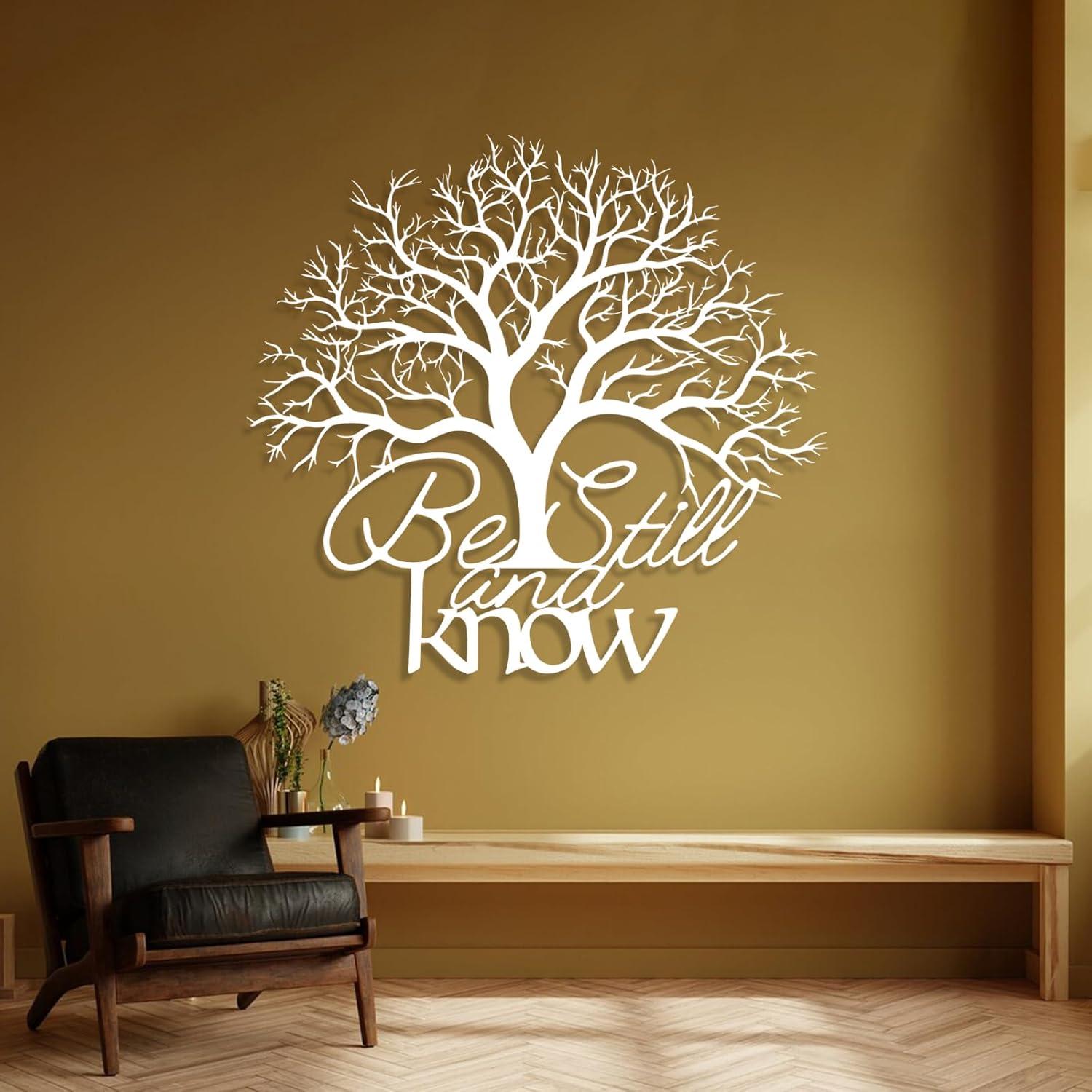 Our Review: Be still and Know Metal Wall ⁤Decor for ‍Faith-filled Spaces