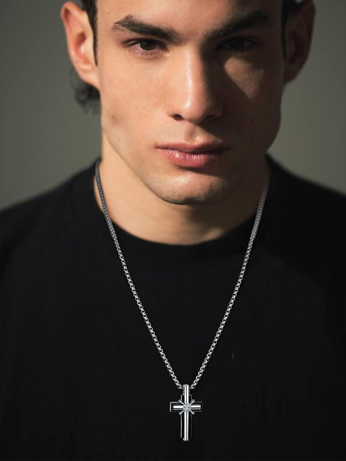 Our Honest⁤ Take on the ADMETUS Sterling Silver Cross Necklace for Men