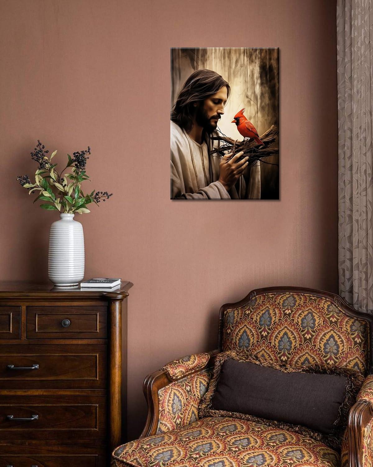 Our Review: Beautiful Jesus and Cardinal Wall Art for Any Home