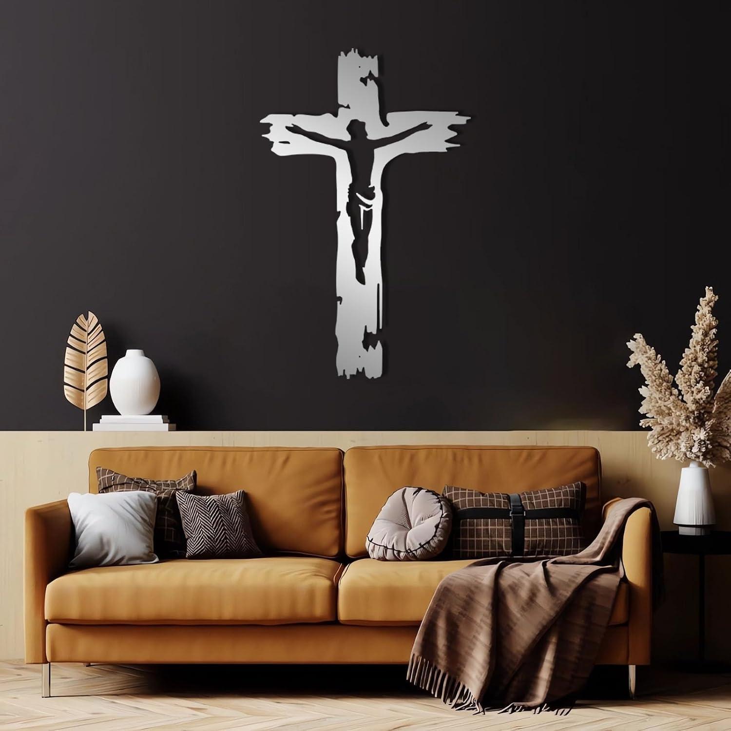 Why We Recommend the Jesus Cross Metal Sign for Our Home Decor