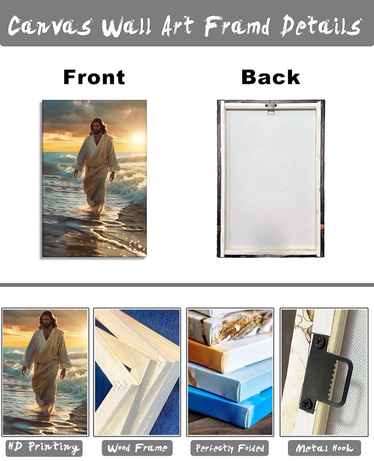 Our Honest Review: Large Jesus Canvas Wall Art for Any Space