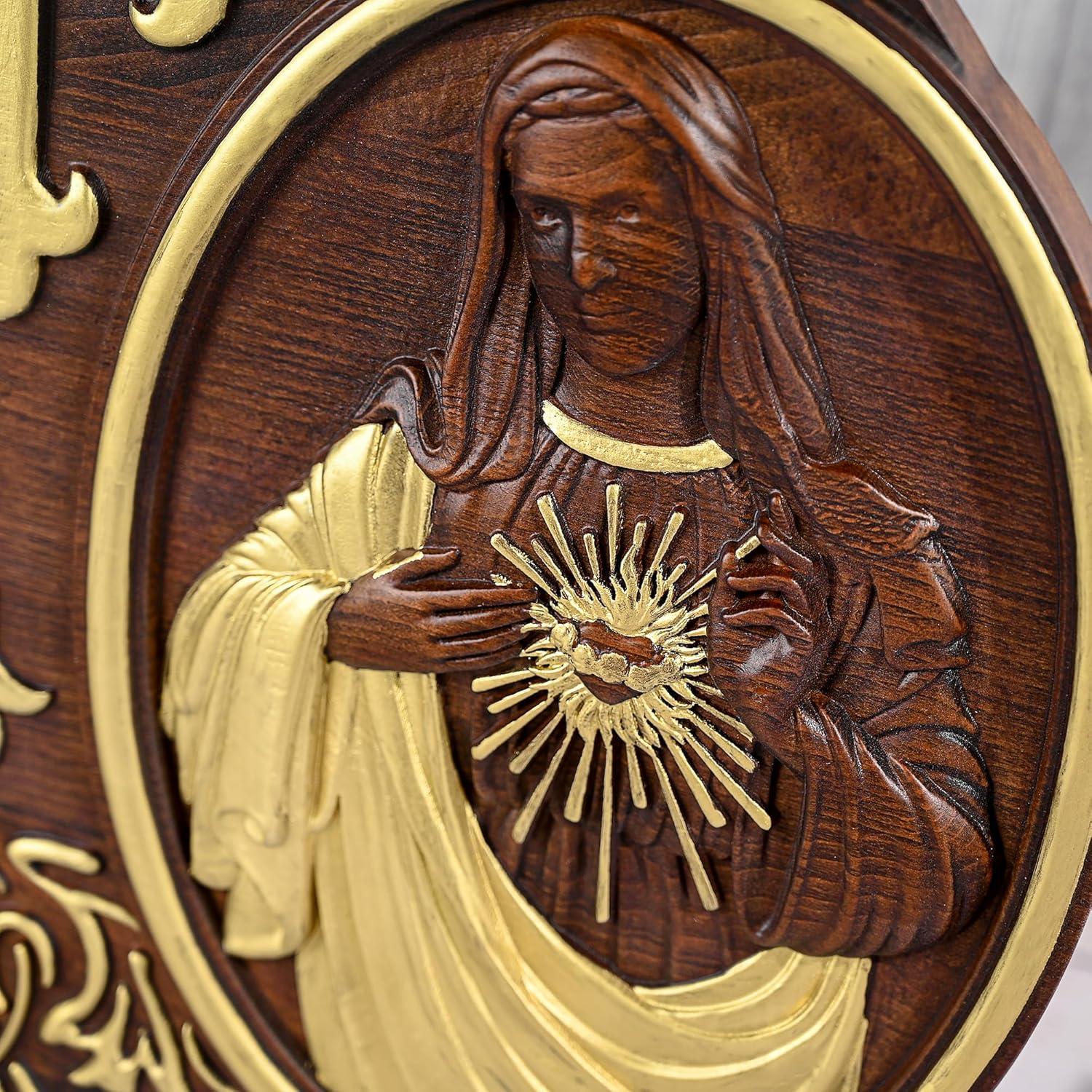 Our Review of the bgcarpenter Sacred Heart Jesus & Mary Wall Art