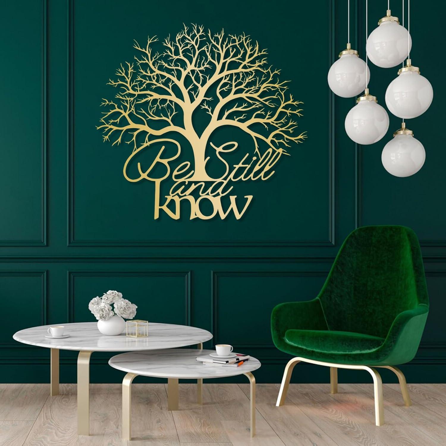 Our Review: Be Still and Know Metal Wall Decor for ​Faith-filled spaces