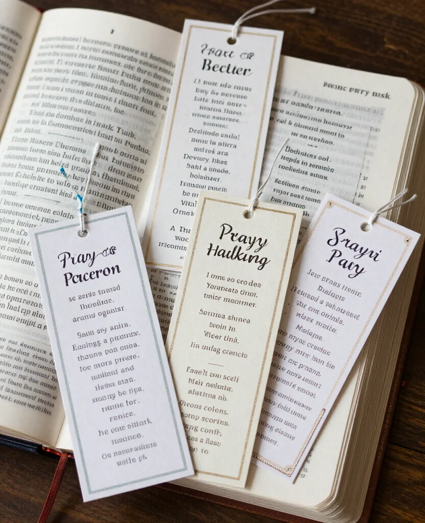 Transform Your Bible Study with These Creative Bookmark Tips for Deeper Faith Connection - 5. Marking Prayers with Prayer Bookmarks 1