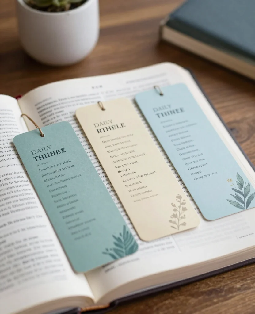 Transform Your Bible Study with These Creative Bookmark Tips for Deeper Faith Connection - 7. Using Bookmarks for Daily Reflections 1