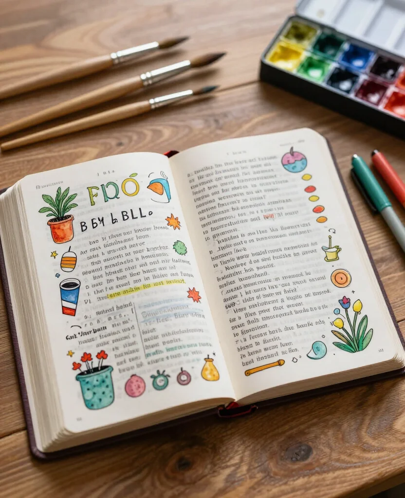 Transform Your Spiritual Journey: 10 Essential Bible Journaling Tips for Beginners - 4. Incorporate Art to Enhance Your Reflection 1