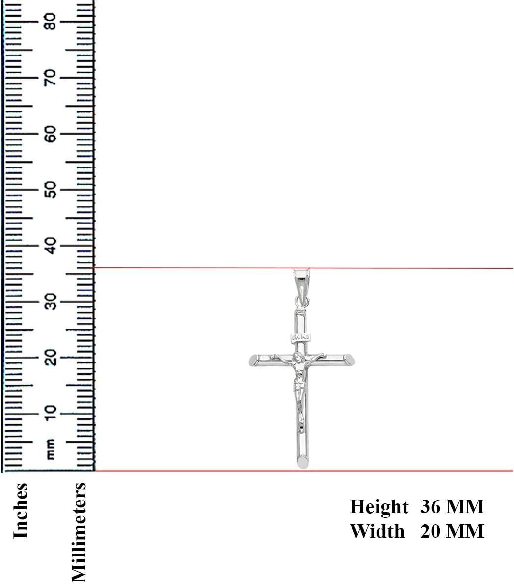 Our review: TGDJ 14K White Gold Crucifix Pendant’s Timeless Elegance