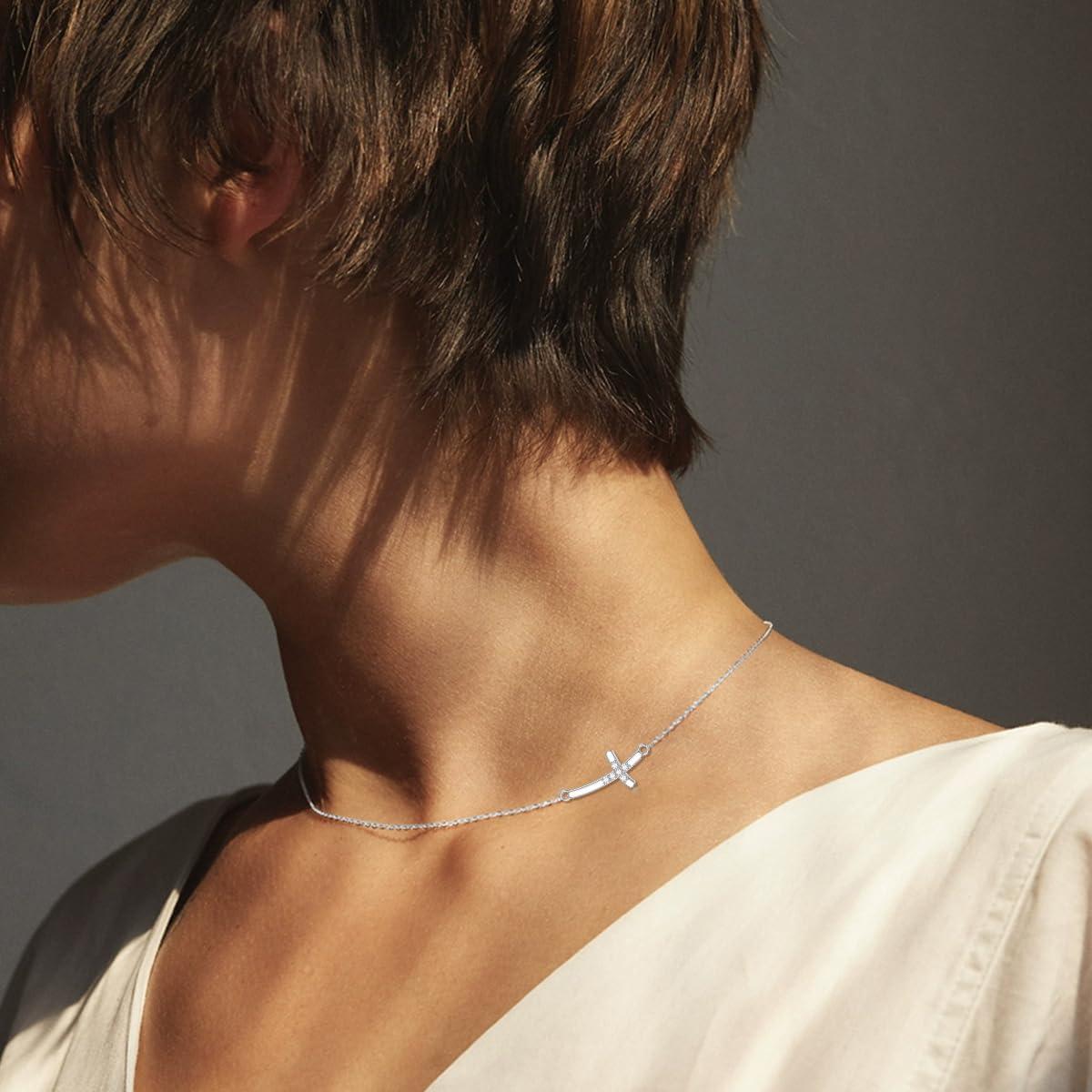 Our Honest Review of the BETHZA Diamond Cross Necklace for Women