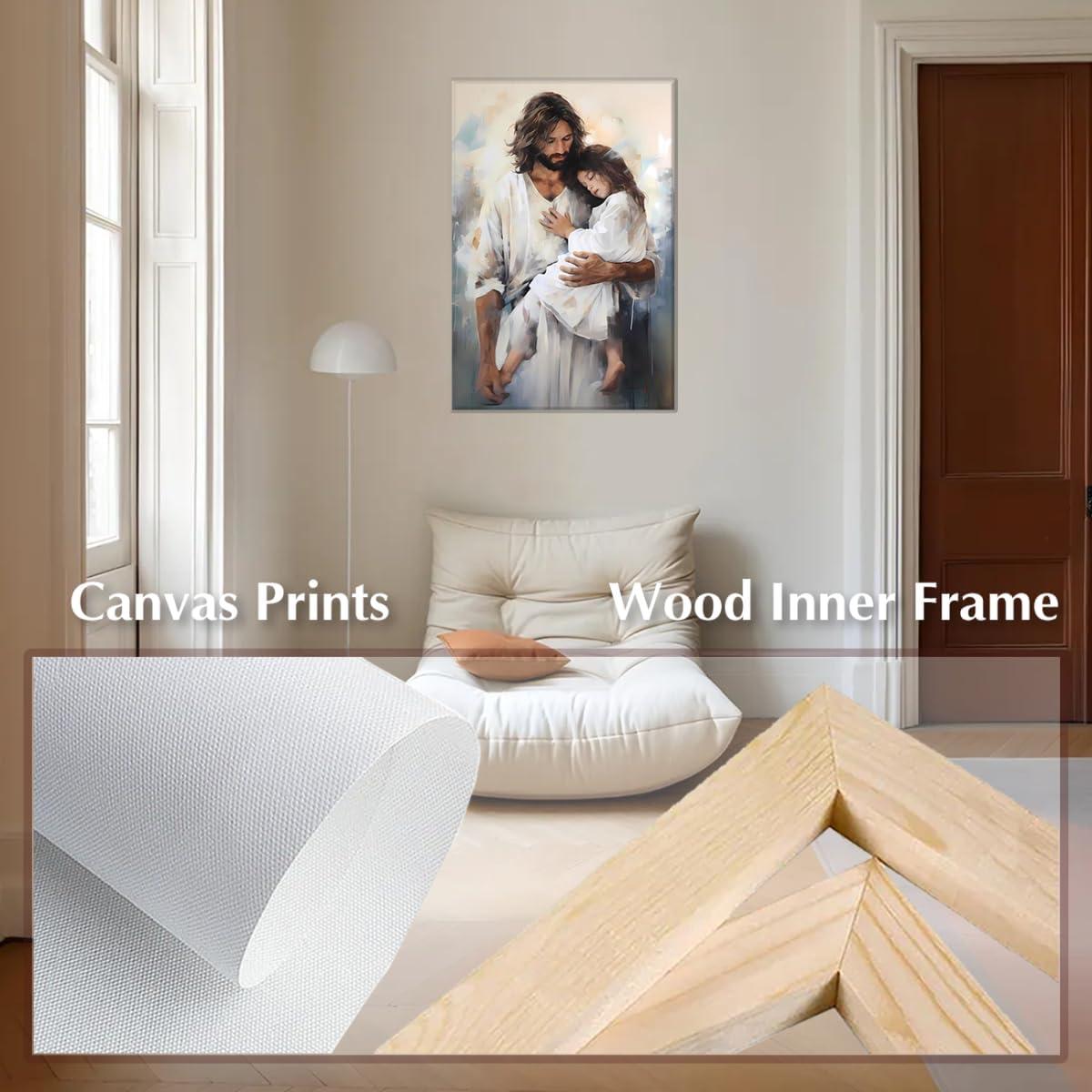 How We Loved the Jesus and Girl Christian Canvas Wall Art