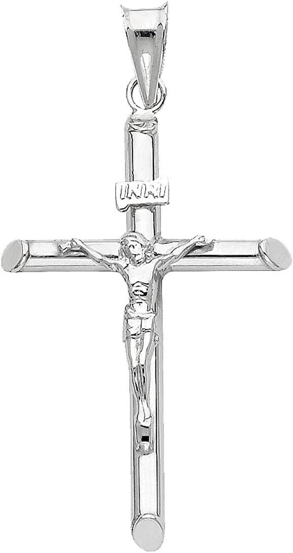Our Review: TGDJ 14K White Gold Crucifix Pendant’s timeless Elegance